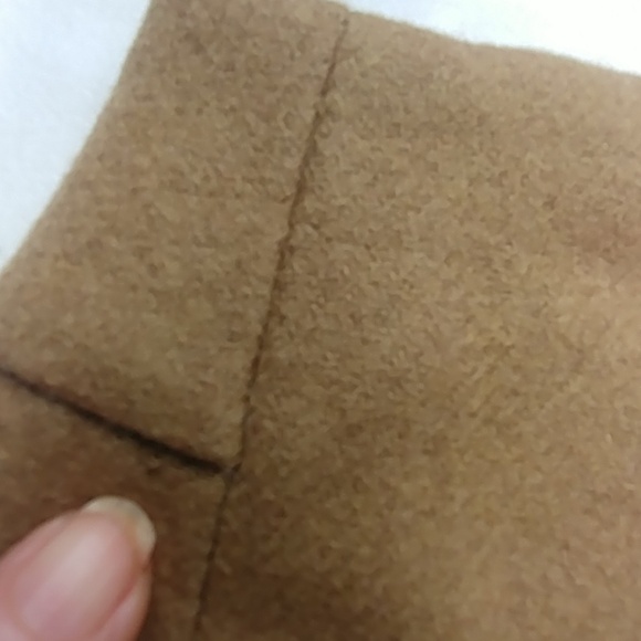 J. Crew wool camel colored lined mini skirt - Picture 5 of 8
